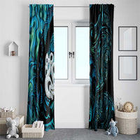 Manaia New Zealand Matariki Window Curtain NZ Paua Shell Maori Art LT14 - Polynesian Pride