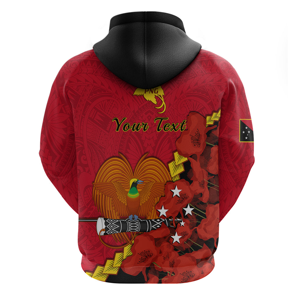 Custom Remembrance Day PNG Hoodie Papua New Guinea We Will Remember Them LT14 - Polynesian Pride