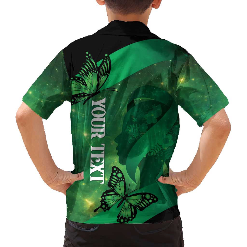 Personalised World Mental Health Awareness Month Family Matching Summer Maxi Dress and Hawaiian Shirt Warriors Brave Strong Galaxy Vibes LT14 - Polynesian Pride