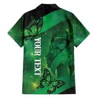 Personalised World Mental Health Awareness Month Family Matching Summer Maxi Dress and Hawaiian Shirt Warriors Brave Strong Galaxy Vibes LT14 - Polynesian Pride