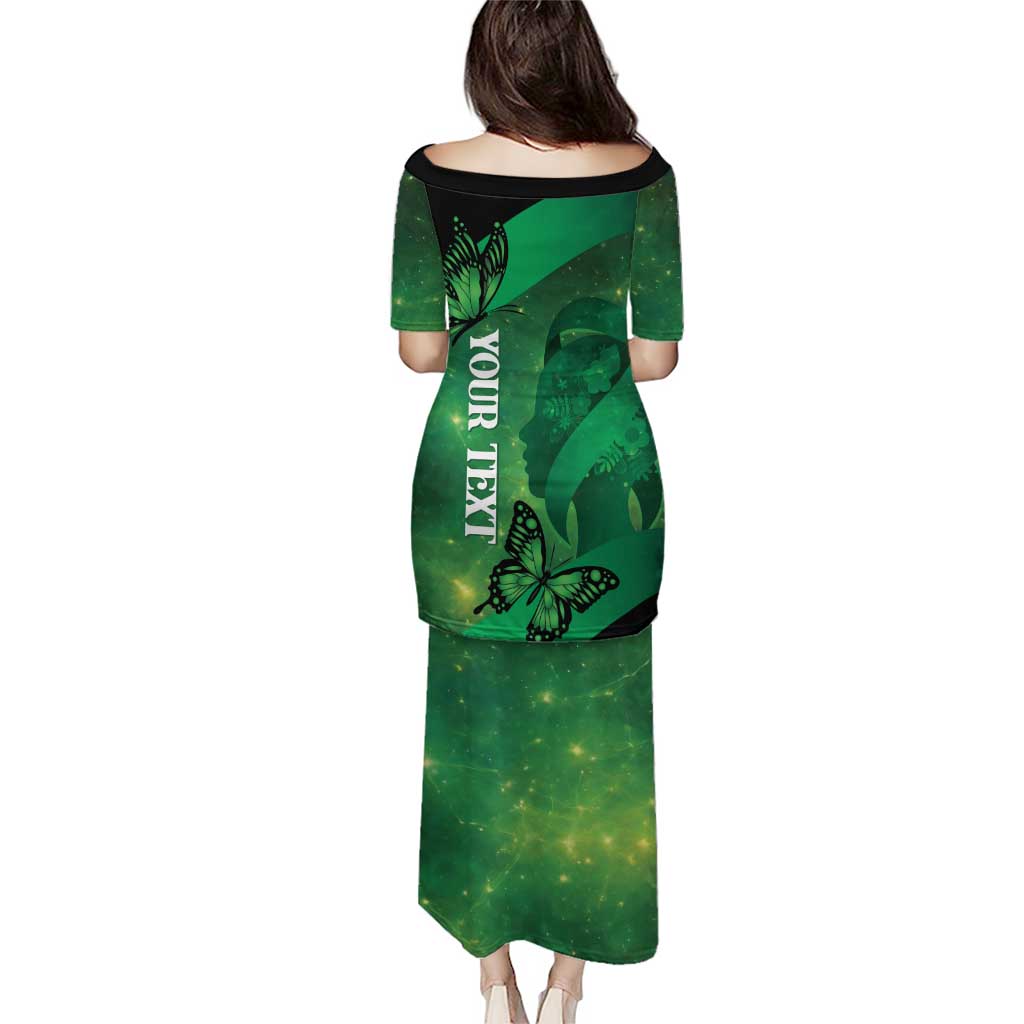 Personalised World Mental Health Awareness Month Puletasi Warriors Brave Strong Galaxy Vibes
