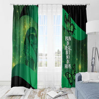 World Mental Health Awareness Month Window Curtain Warriors Brave Strong Galaxy Vibes