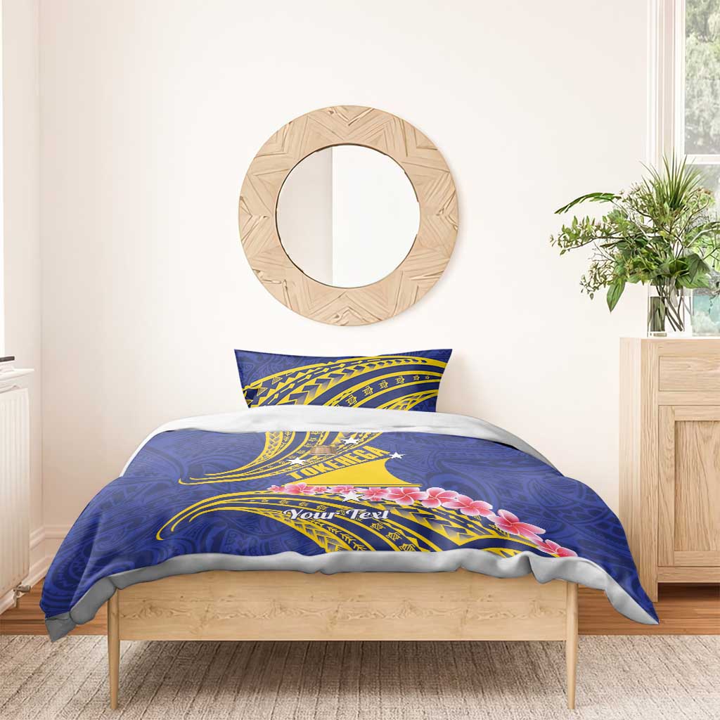 Personalised Tokelau Tokehega Day Bedding Set Tokelauan Tatau Flag Color - Polynesian Pride