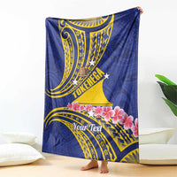 Personalised Tokelau Tokehega Day Blanket Tokelauan Tatau Flag Color - Polynesian Pride