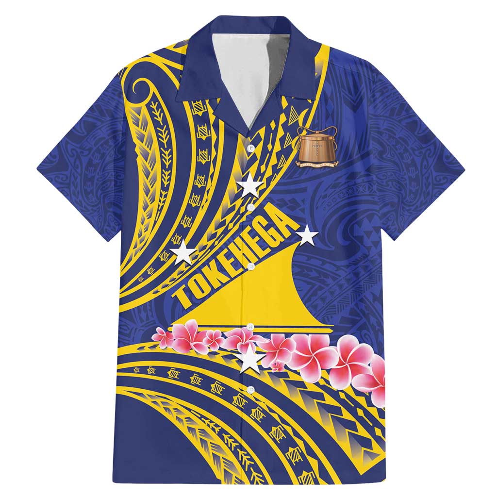 Personalised Tokelau Tokehega Day Family Matching Mermaid Dress and Hawaiian Shirt Tokelauan Tatau Flag Color - Polynesian Pride