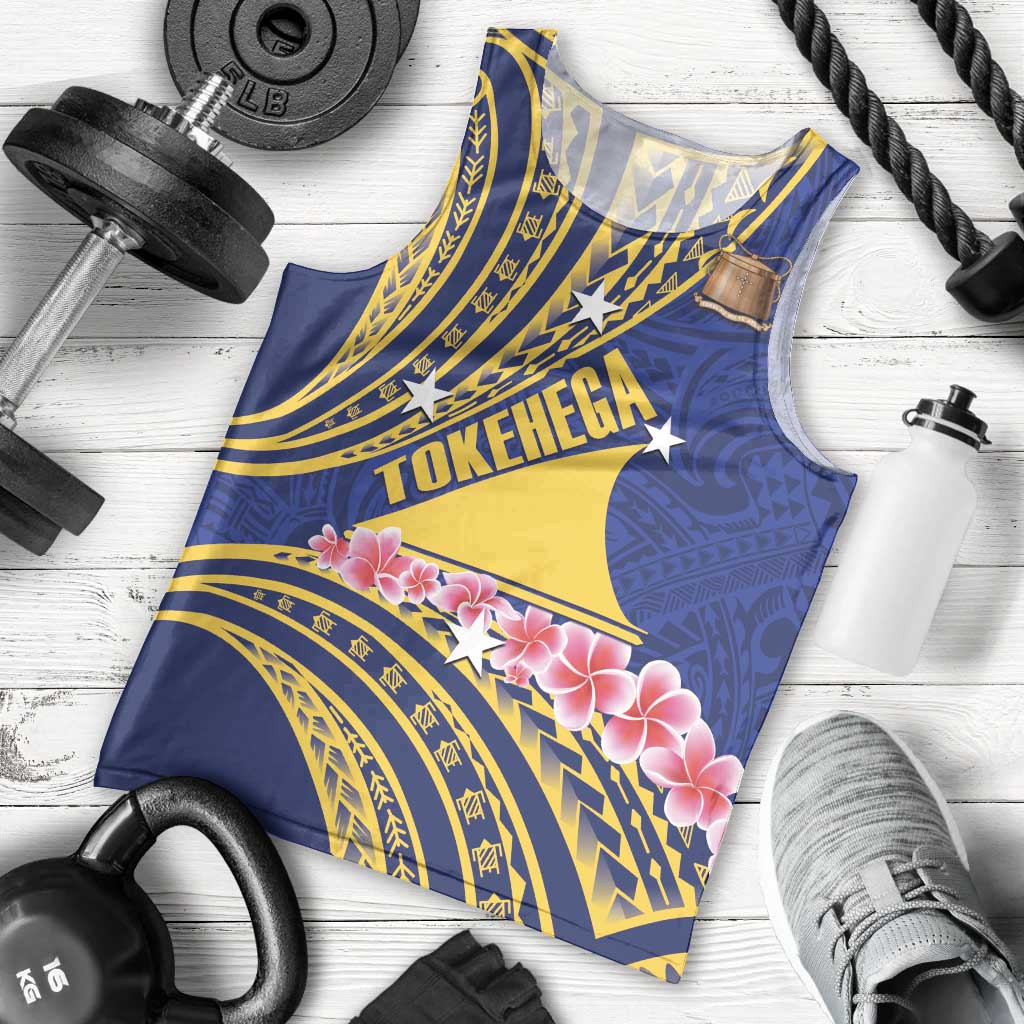 Personalised Tokelau Tokehega Day Men Tank Top Tokelauan Tatau Flag Color - Polynesian Pride