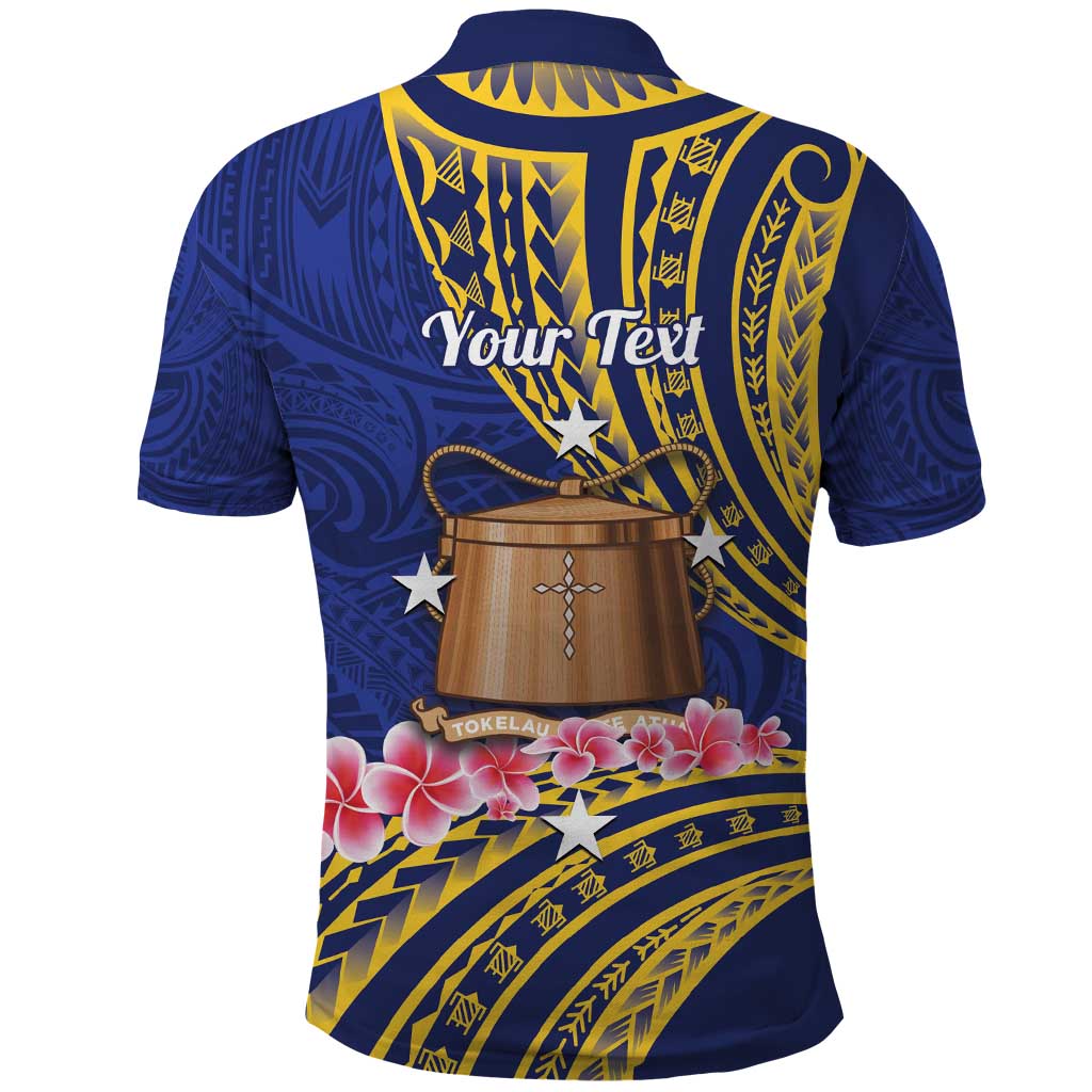 Personalised Tokelau Tokehega Day Polo Shirt Tokelauan Tatau Flag Color - Polynesian Pride