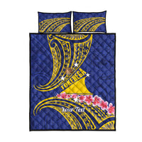 Personalised Tokelau Tokehega Day Quilt Bed Set Tokelauan Tatau Flag Color - Polynesian Pride