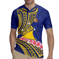 Personalised Tokelau Tokehega Day Rugby Jersey Tokelauan Tatau Flag Color - Polynesian Pride