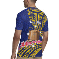 Personalised Tokelau Tokehega Day Rugby Jersey Tokelauan Tatau Flag Color - Polynesian Pride