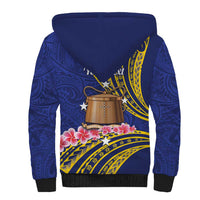 Personalised Tokelau Tokehega Day Sherpa Hoodie Tokelauan Tatau Flag Color - Polynesian Pride
