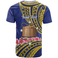 Personalised Tokelau Tokehega Day T Shirt Tokelauan Tatau Flag Color - Polynesian Pride