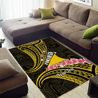 Personalised Tokelau Tokehega Day Area Rug Tokelauan Tatau Black Color - Polynesian Pride