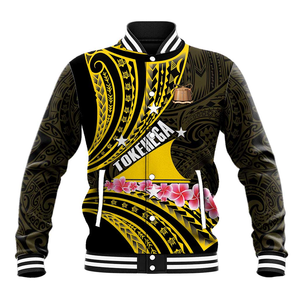 Personalised Tokelau Tokehega Day Baseball Jacket Tokelauan Tatau Black Color - Polynesian Pride