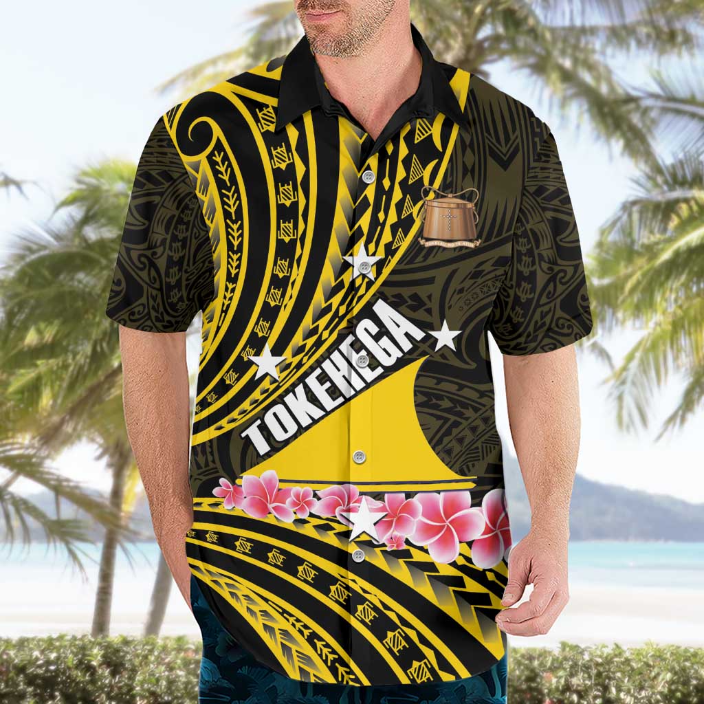 Personalised Tokelau Tokehega Day Hawaiian Shirt Tokelauan Tatau Black Color - Polynesian Pride