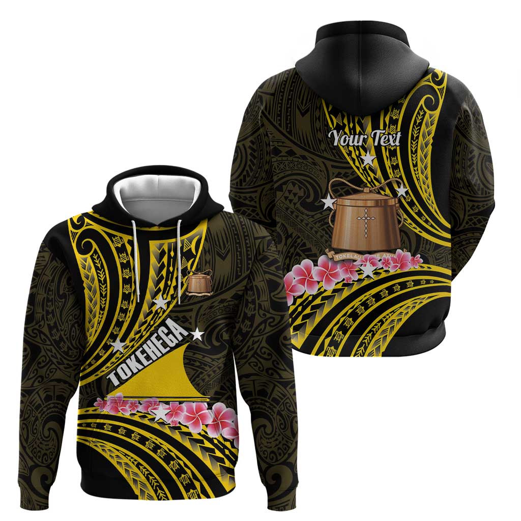 Personalised Tokelau Tokehega Day Hoodie Tokelauan Tatau Black Color - Polynesian Pride