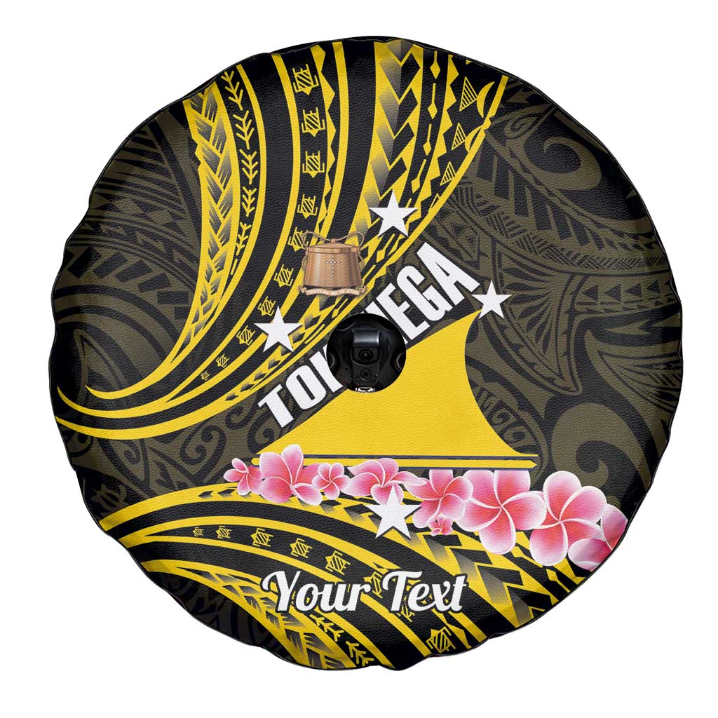 Personalised Tokelau Tokehega Day Spare Tire Cover Tokelauan Tatau Black Color - Polynesian Pride