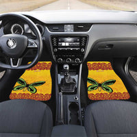 Personalised Tufi Tapa and Tattoo Festival Car Mats PNG Oro Butterfly Tapa Pattern - Polynesian Pride