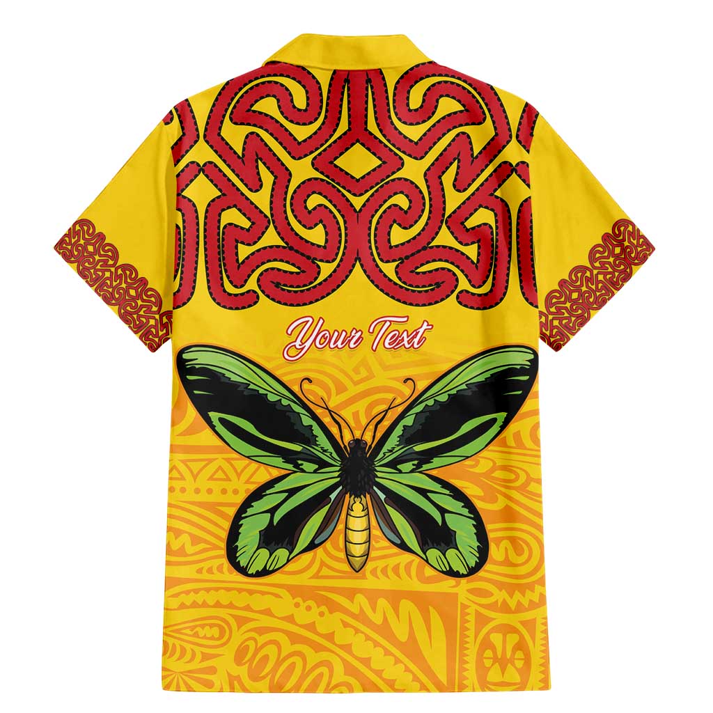 Personalised Tufi Tapa and Tattoo Festival Family Matching Mermaid Dress and Hawaiian Shirt PNG Oro Butterfly Tapa Pattern - Polynesian Pride
