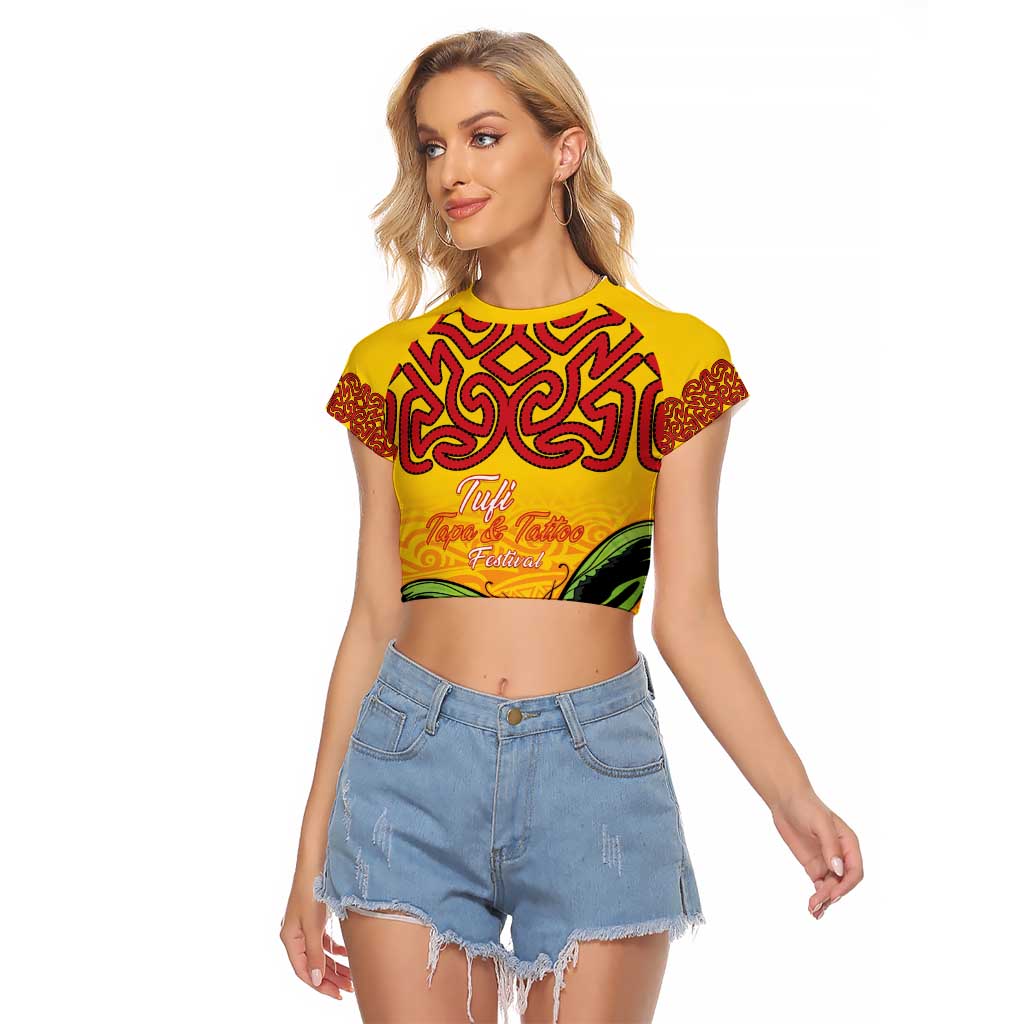 Personalised Tufi Tapa and Tattoo Festival Raglan Cropped T Shirt PNG Oro Butterfly Tapa Pattern - Polynesian Pride