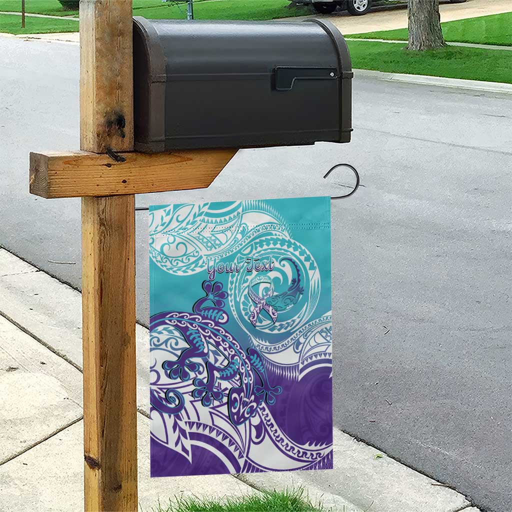 Personalised New Zealand Suicide Prevention Month Garden Flag You Matter NZ Fern With Maori Koru Lizard