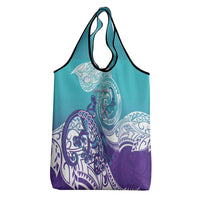 Personalised New Zealand Suicide Prevention Month Grocery Bag You Matter NZ Fern With Maori Koru Lizard