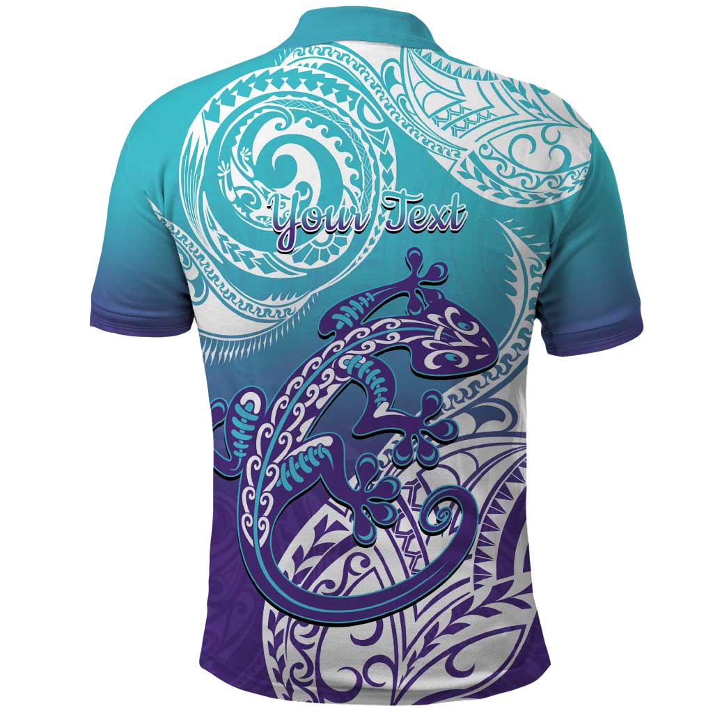 Personalised New Zealand Suicide Prevention Month Polo Shirt You Matter NZ Fern With Maori Koru Lizard