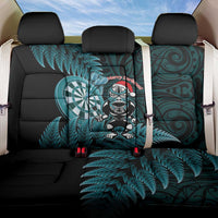 New Zealand Darts Christmas Back Car Seat Cover Maori Fern Merry Dartsmas - Polynesian Pride