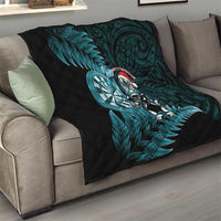 New Zealand Darts Christmas Quilt Maori Fern Merry Dartsmas - Polynesian Pride