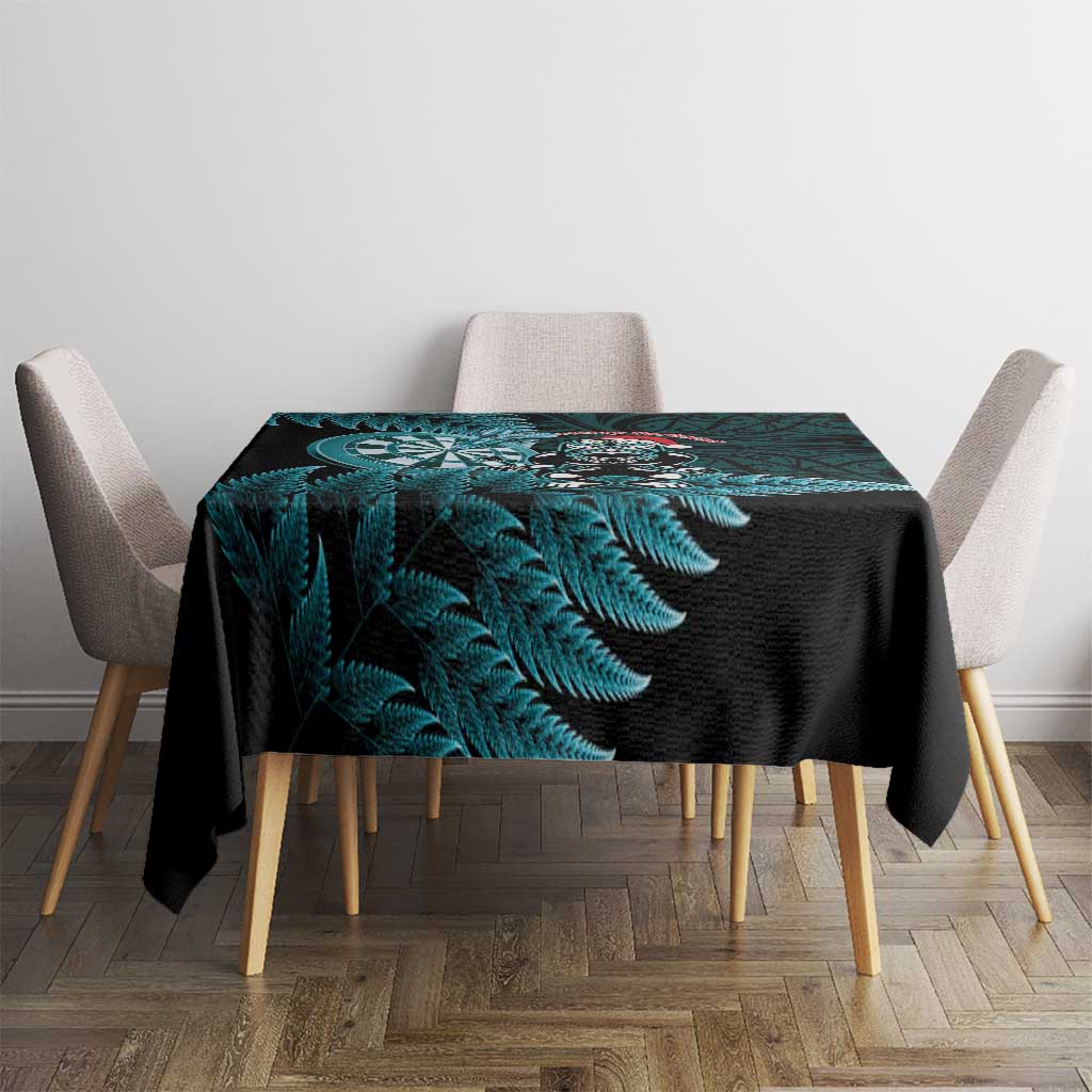 New Zealand Darts Christmas Tablecloth Maori Fern Merry Dartsmas - Polynesian Pride