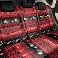 New Zealand Darts Christmas Back Car Seat Cover Merry Xmas Aotearoa Maori Red - Polynesian Pride