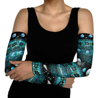New Zealand Darts Christmas Arm Sleeves Merry Xmas Aotearoa Maori Paua Shell - Polynesian Pride