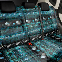 New Zealand Darts Christmas Back Car Seat Cover Merry Xmas Aotearoa Maori Paua Shell - Polynesian Pride