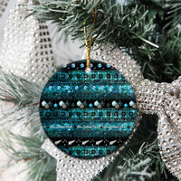 New Zealand Darts Christmas Ceramic Ornament Merry Xmas Aotearoa Maori Paua Shell - Polynesian Pride