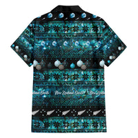 New Zealand Darts Christmas Family Matching Puletasi and Hawaiian Shirt Merry Xmas Aotearoa Maori Paua Shell LT14 - Polynesian Pride
