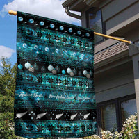 New Zealand Darts Christmas Garden Flag Merry Xmas Aotearoa Maori Paua Shell - Polynesian Pride