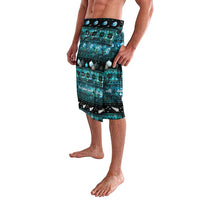 New Zealand Darts Christmas Lavalava Merry Xmas Aotearoa Maori Paua Shell - Polynesian Pride