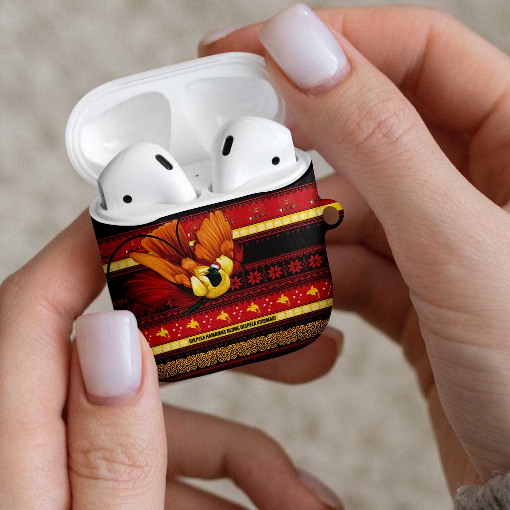 Papua New Guinea Christmas AirPods Case Bikpela hamamas blong dispela Krismas - Polynesian Pride