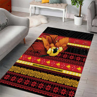 Papua New Guinea Christmas Area Rug Bikpela hamamas blong dispela Krismas - Polynesian Pride