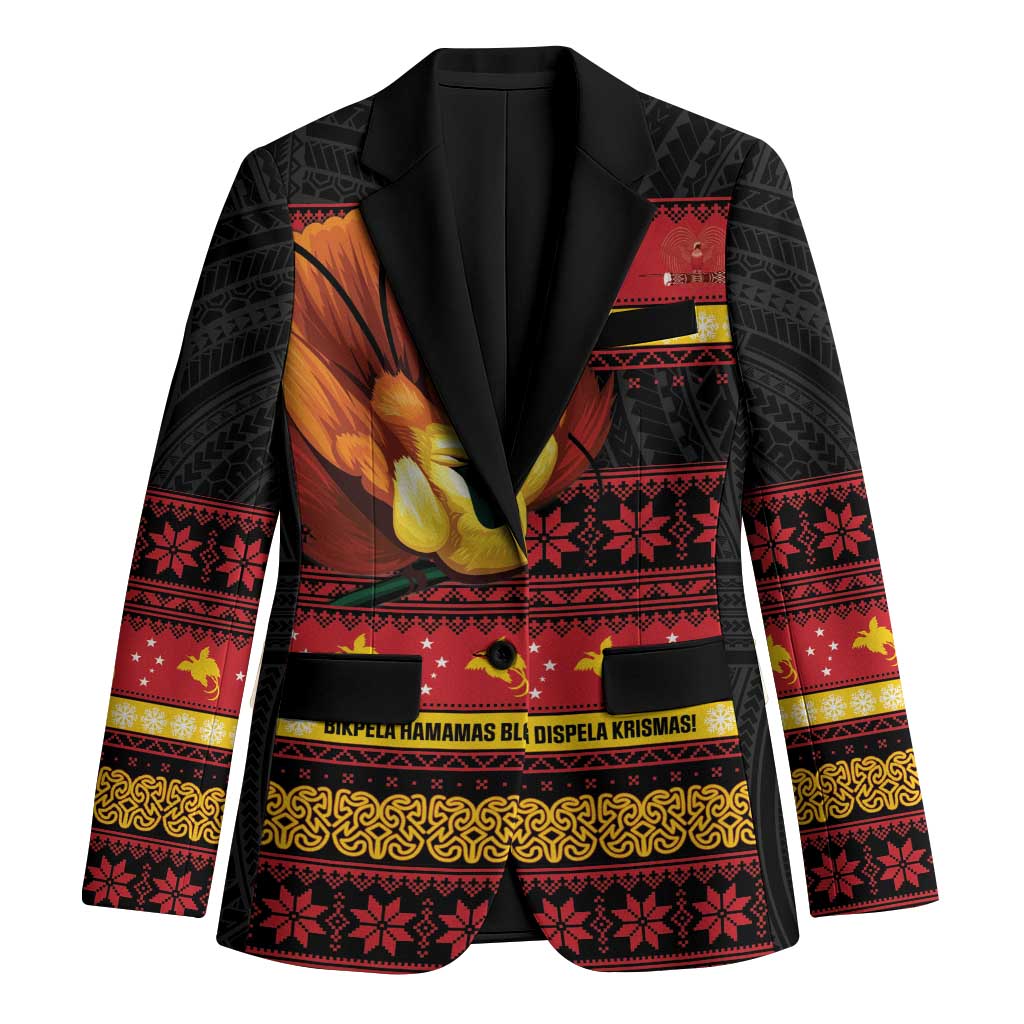 Papua New Guinea Christmas Blazer Bikpela hamamas blong dispela Krismas - Polynesian Pride