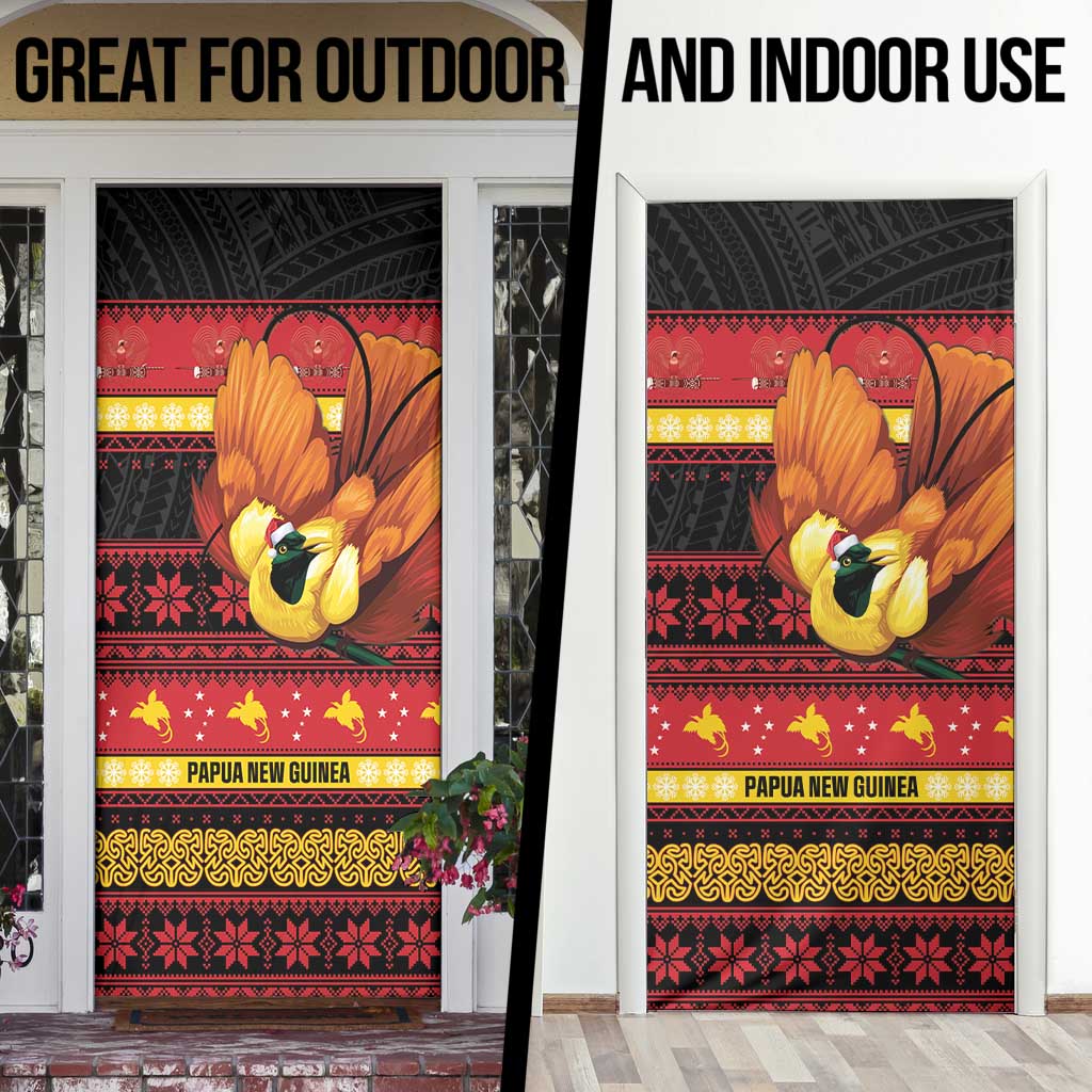 Papua New Guinea Christmas Door Cover Bikpela hamamas blong dispela Krismas - Polynesian Pride