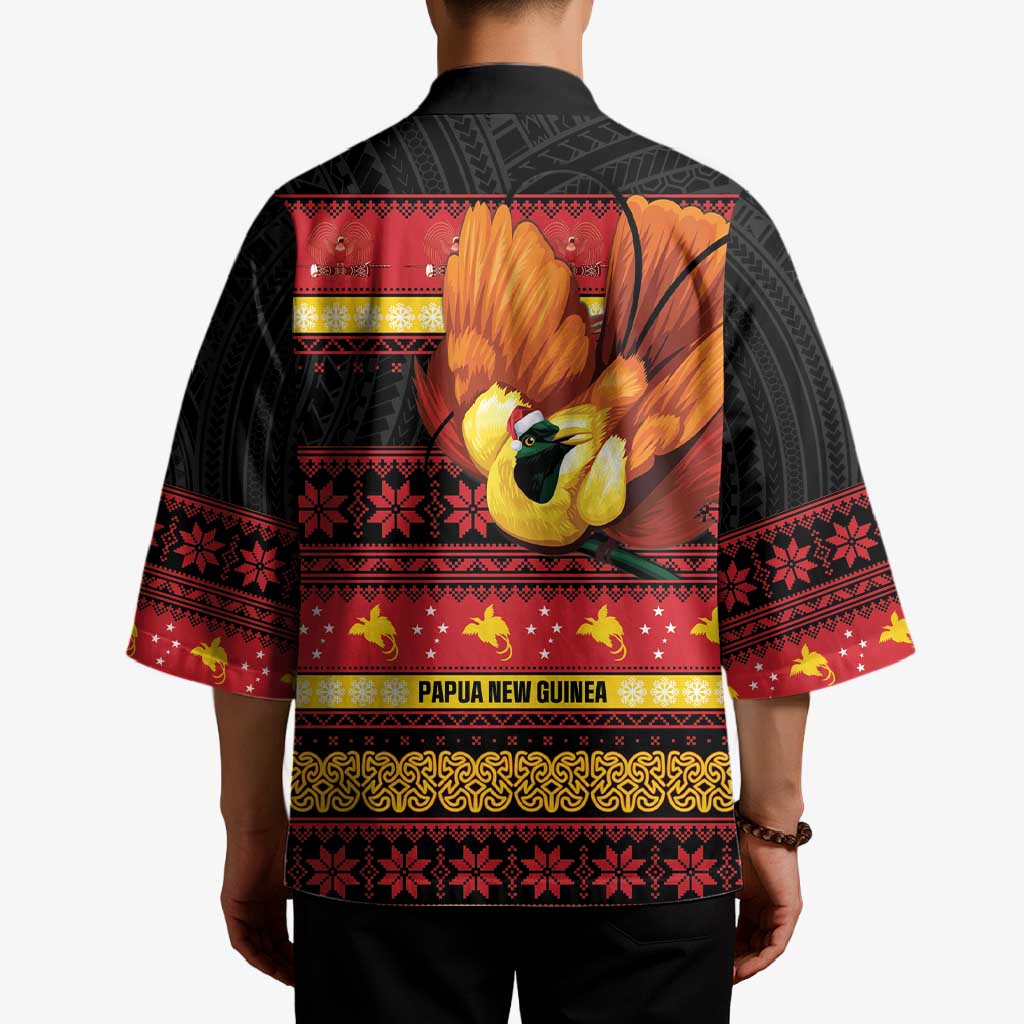 Papua New Guinea Christmas Kimono Bikpela hamamas blong dispela Krismas - Polynesian Pride