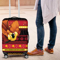 Papua New Guinea Christmas Luggage Cover Bikpela hamamas blong dispela Krismas - Polynesian Pride