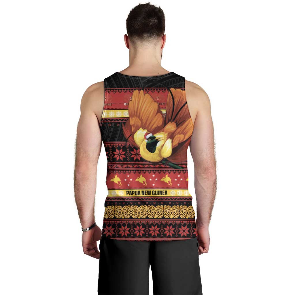 Papua New Guinea Christmas Men Tank Top Bikpela hamamas blong dispela Krismas - Polynesian Pride