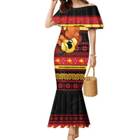 Papua New Guinea Christmas Mermaid Dress Bikpela hamamas blong dispela Krismas - Polynesian Pride