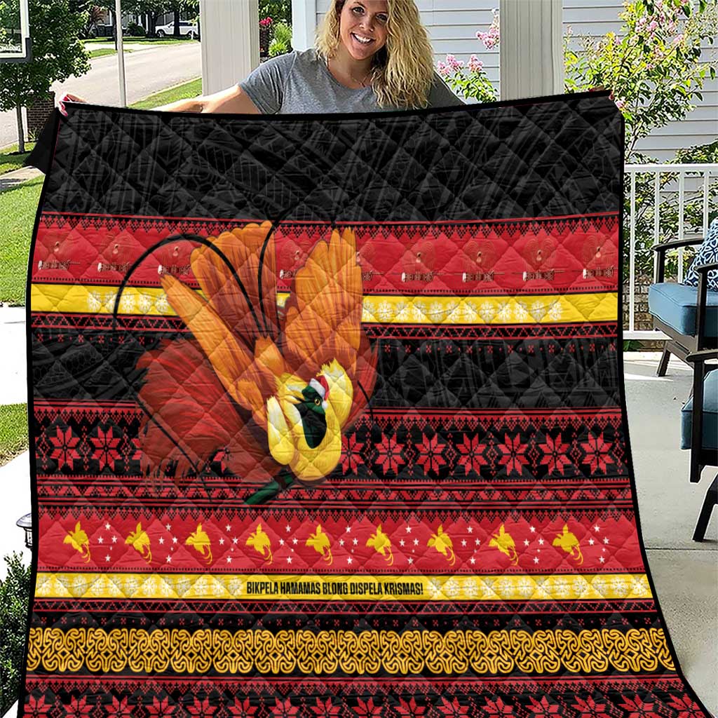 Papua New Guinea Christmas Quilt Bikpela hamamas blong dispela Krismas - Polynesian Pride