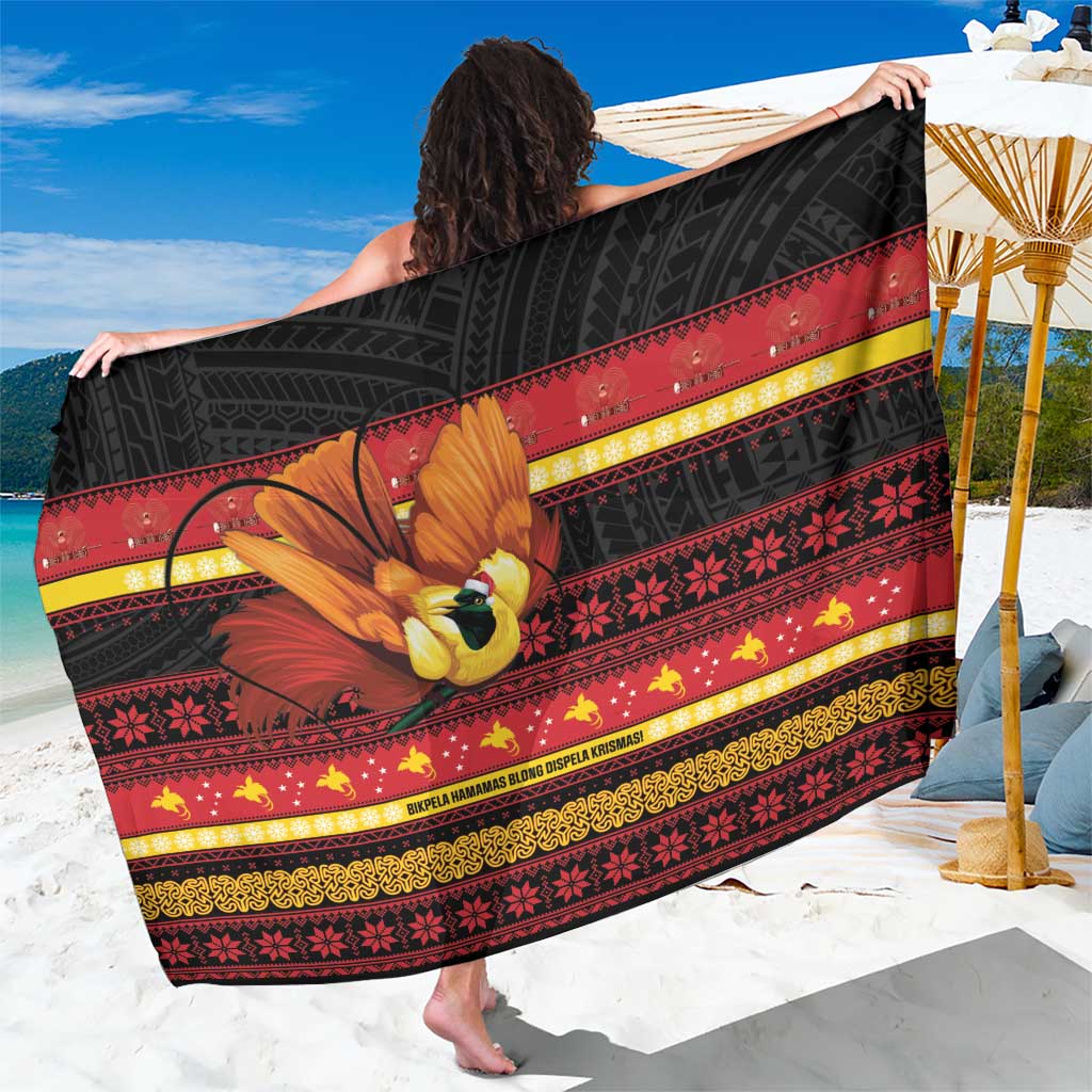 Papua New Guinea Christmas Sarong Bikpela hamamas blong dispela Krismas - Polynesian Pride