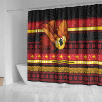 Papua New Guinea Christmas Shower Curtain Bikpela hamamas blong dispela Krismas - Polynesian Pride