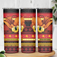 Papua New Guinea Christmas Skinny Tumbler Bikpela hamamas blong dispela Krismas - Polynesian Pride