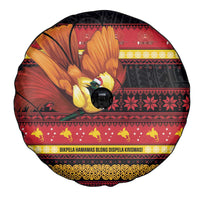Papua New Guinea Christmas Spare Tire Cover Bikpela hamamas blong dispela Krismas - Polynesian Pride